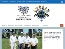 Tablet Screenshot of millardbcf.org